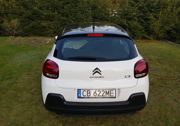 Citroen C3 cena 50450 przebieg: 23000, rok produkcji 2021 z Bydgoszcz małe 704